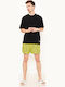 Jack & Jones Herren Badehose Gelb Drucken