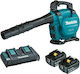 Makita Battery Handheld Blower 2x6Ah with Volume Adjustment