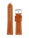 Tzevelion 457 Leather Strap Tabac Brown 24mm