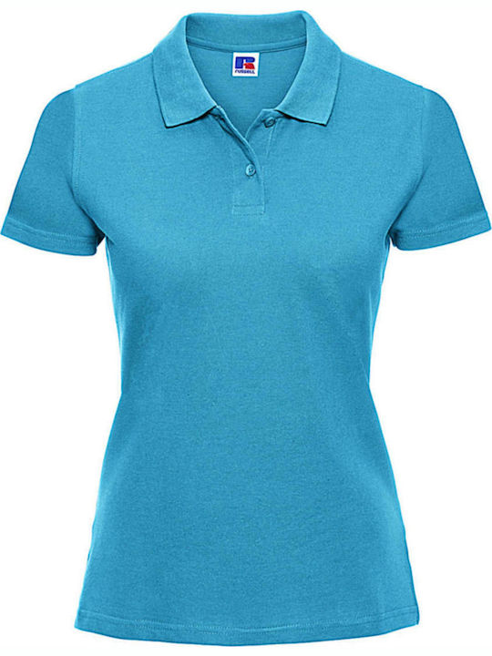 Russell Europe Men's Short Sleeve Promotional Blouse Turquoise