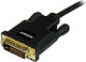 StarTech Cable DVI-D male - mini DisplayPort male 1.8m Μαύρο (MDP2DVIMM6B)