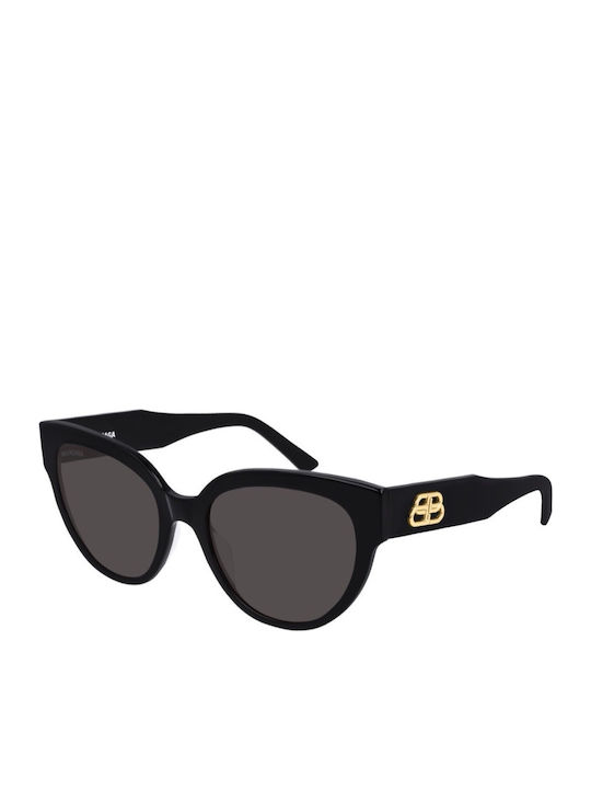 Balenciaga Damen Sonnenbrille mit Schwarz Kunst...