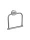 Karag Uno Single Wall-Mounted Bathroom Ring ​19x19cm Satine