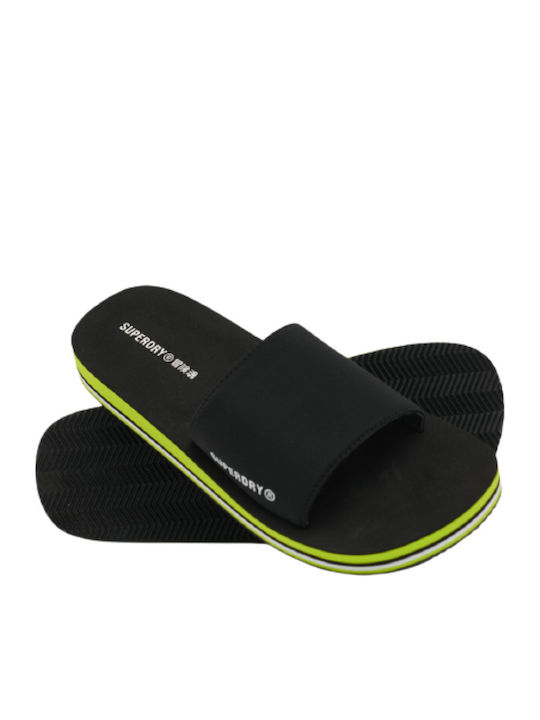 Superdry Slides Μαύρα