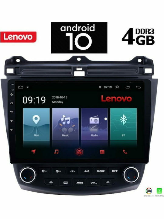 Lenovo SSX9782 Ηχοσύστημα Αυτοκινήτου για Honda Accord (Bluetooth/USB/WiFi/GPS) με Οθόνη Αφής 10.1"