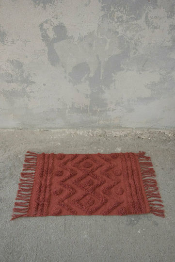 Nima Πατάκι Μπάνιου Βαμβακερό Enzo 25846 Terracotta 70x110εκ. Nima Πατάκι Μπάνιου Βαμβακερό Enzo 25846 Terracotta 70x110εκ.