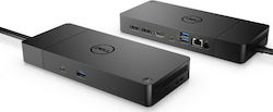 Dell WD19S 130W USB-C Stație de andocare cu HDMI/DisplayPort 4K PD Ethernet și conexiune 3 monitoare Negru