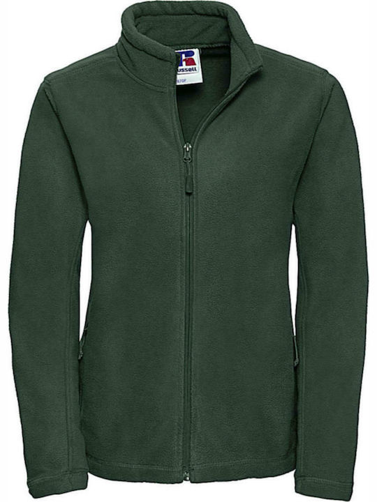 Russell Europe Women's Long Sleeve Promotional Cardigan Green