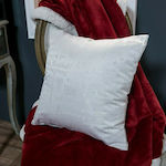 Teoran Christmas Decorative Pillow Square White 65x65pcs