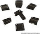 Hermes Legs for Roof Bars Ends of Bar for GS1 and GS3 Bars for Citroen C5/Peugeot 207/1008/3008 Peugeot 3008 / 207 Citroen C5 4pcs