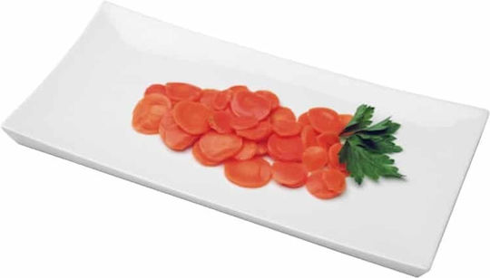 Tognana Tognana Party Serving Platter Rectangular made of Porcelain White 31x15cm