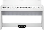 Korg Ηλεκτρικό Όρθιο Πιάνο LP-380 με 88 Βαρυκεντρισμένα Πλήκτρα Ενσωματωμένα Ηχεία και Σύνδεση με Ακουστικά White