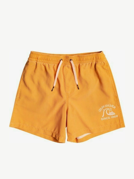 Quiksilver Surfwash Kids Swimwear Swim Shorts Orange