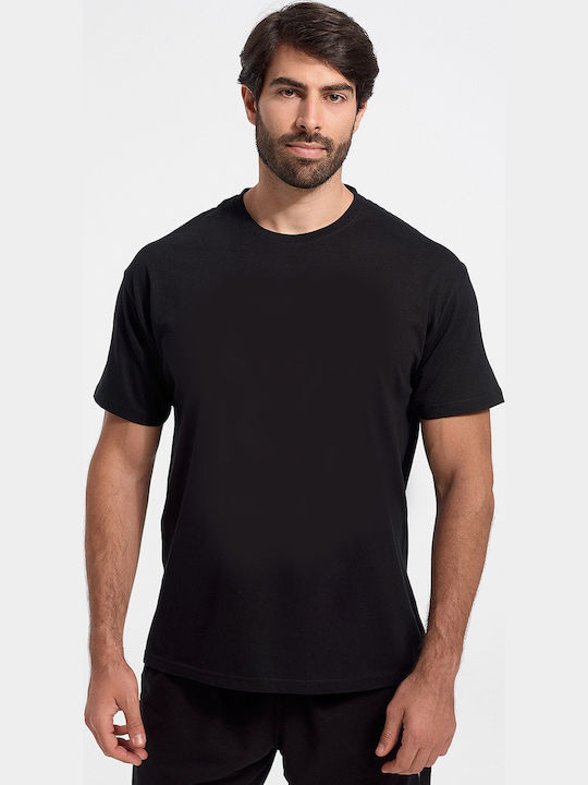 JHK Men's Short Sleeve Promotional T-Shirt Black