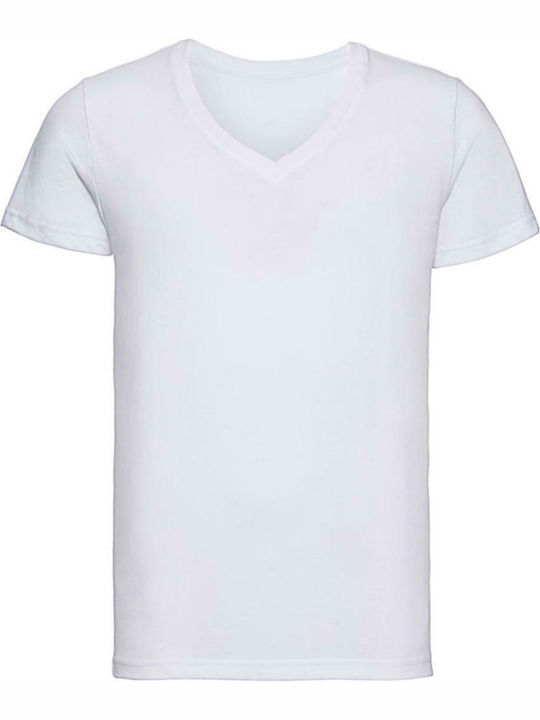 Russell Europe Men's Short Sleeve Promotional T-Shirt White