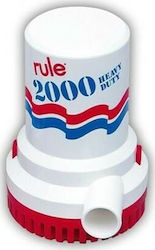 Rule Αντλία Σεντίνας για Σκάφος Αυτόματη Rule 2000 12V 12V