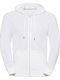 Russell Europe Men's Long Sleeve Promotional Cardigan White