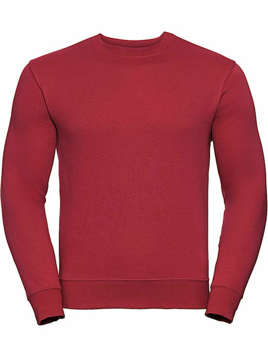 Russell Europe Men's Long Sleeve Promotional Sweatshirt Red