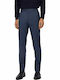 Hugo Boss Herrenhose Anzughose in Slim Passform Blau