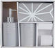 CY2210530 Ceramic Bathroom Accessory Set Gray 3pcs