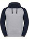Russell Europe Men's Promotional Sweatshirt Long Sleeve Light Oxford / Indigo Melange