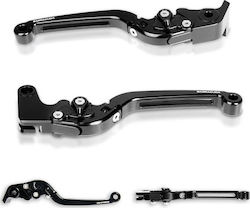 Barracuda Set Manete Frână/Ambreiaj Motocicletă Manete de motocicletă Manete de motocicletă ajustabile pentru Honda Integra 700 / Integra 750 / SH 300 - Magazin online Negre HI7127 Barracuda Set Manete Frână/Ambreiaj Motocicletă Manete de motocicletă Manete de motocicletă ajustabile pentru Honda Integra 700 / Integra 750 / SH 300 - Magazin online Negre HI7127