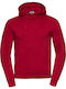 Russell Europe Werbe-Hoodie in Rot Farbe