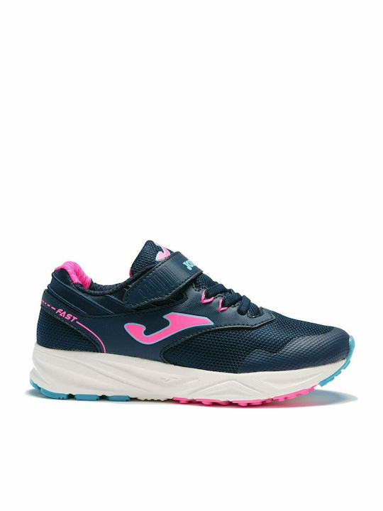 Fast Jr Αθλητικά Παιδικά Παπούτσια Running με Σκρατς Navy Μπλε