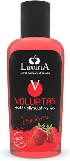 Luxuria Voluptas Edible Stimulating Gel Warming Effect Strawberry 100ml