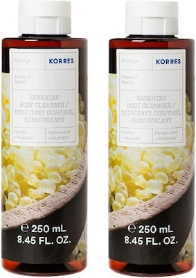 Korres Mastic Αφρόλουτρο σε Gel 2x250ml