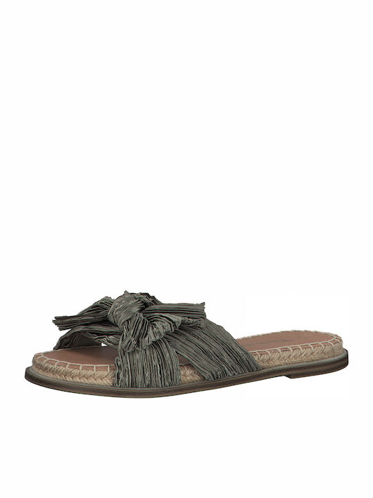 Tamaris Flache Sandalen für Damen in Grün Farbe