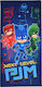 Stamion Pj Masks Kids' Beach Towel 70x140cm In Blue Colour 140x70cm