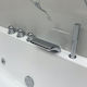 Vinci SS2464 für Badewanne 2 Ausgänge Silber