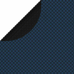 vidaXL Rectangle Pool Cover Κάλυμμα Πισίνας Μαύρο/Μπλε 250 εκ. από Πολυαιθυλένιο 92972