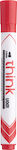 Deli Think Whiteboard Marker 2mm Red