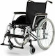 Meyra Eurochair 1.750 Αναπηρικό Αμαξίδιο 24" Ελαφρού Τύπου 53cm 1.750 Ασημί