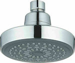 Gloria Round Showerhead Silver Ø11cm Sofione Nova