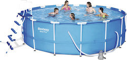 Bestway Steel Pro Frame Pool Set Pool PVC with Metallic Frame & Filter Pump 457x122cm