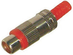 Ultimax RJ225N Plug RCA female Red (01.099.0052)