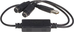 StarTech USB-A männlich zu PS/2 2x weiblich 1Stück (USBPS2PC)