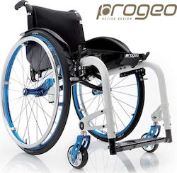 Progeo Tekna Advance Wheelchair Folding Light Type 39cm White/Blue