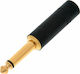 Rean 6.3mm Jack mono male (NYS 224 BG)
