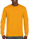 Gildan Men's Long Sleeve Promotional Blouse Gold