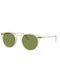 Oliver Peoples Bărbătești Ochelari de soare cu Transparent Cadru și Verde Lentilă