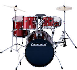 Ludwig Accent Combo Power LC-125 Wine Red