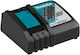 Makita Ladegerät für Werkzeugbatterien 7.2-18V Lithium DC18RC