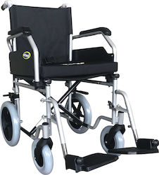 Wheel Economy Transit Wheelchair Folding Black / Silver