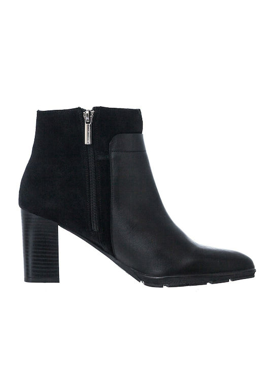 Leather Women's Ankle Boots Black