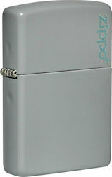 Zippo Classic Logo Windproof Lighter Flame Flat...
