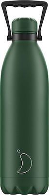 Chilly's Original Matte Thermos Bottle Green 1.8lt 200504